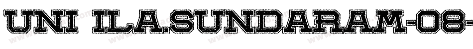 Uni Ila.Sundaram-08字体转换